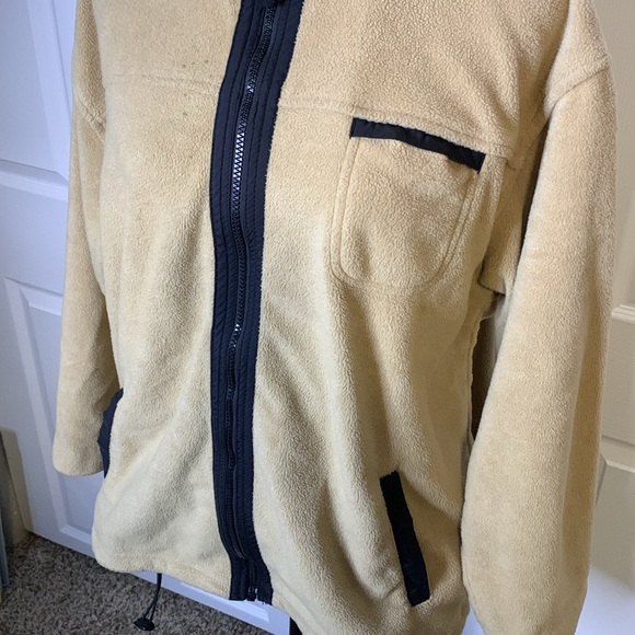 Alpine Tek Beige Fleece Zip Up Sweater - Picture 2 of 7